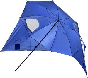 Royokamp  Namiot Parawan Parasol Plażowy Niebieski 2