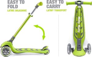 Hulajnoga Milly Mally Scooter Boogie Różowy (2999) 2