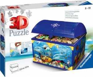 Ravensburger Puzzle 216 elementów 3D Szkatułka podwodny świat 1