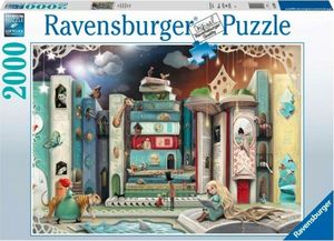 Ravensburger Puzzle 2000 elementów Ulica książek 1