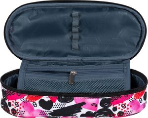 Piórnik St. Majewski Piórnik saszetka usztywniana z wewnętrzną klapką ST.RIGHT PC-01 Serca CACA 3