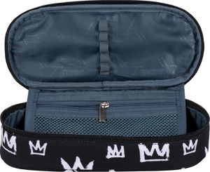 Piórnik St. Majewski Piórnik saszetka usztywniana z wewnętrzną klapką ST.RIGHT PC-01 korony CACA 3