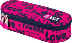 Piórnik St. Majewski Piórnik saszetka usztywniana z wewnętrzną klapką ST.RIGHT PC-01 Love CACA 2