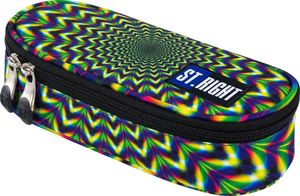 Piórnik St. Majewski Piórnik saszetka usztywniana z wewnętrzną klapką ST.RIGHT PC-01 Hipnoza CACA 2