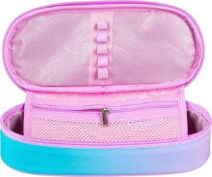 Piórnik St. Majewski Piórnik saszetka usztywniana z wewnętrzną klapką PC-01 turkusowe ombre 3