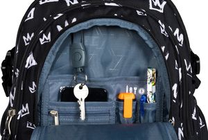 St. Majewski Plecak szkolny St.Right Bp-01 Korony 7