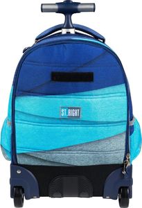 St. Majewski Plecak na kółkach Melanżow paski CACA (ST.RIGHT TB-01) 3
