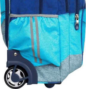 St. Majewski Plecak na kółkach Melanżow paski CACA (ST.RIGHT TB-01) 7