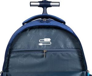 St. Majewski Plecak na kółkach Melanżow paski CACA (ST.RIGHT TB-01) 9