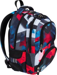 St. Majewski Plecak szkolny St.Right Bp-07 Czerwone klocki 3D 2