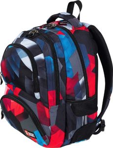 St. Majewski Plecak szkolny St.Right Bp-07 Czerwone klocki 3D 4