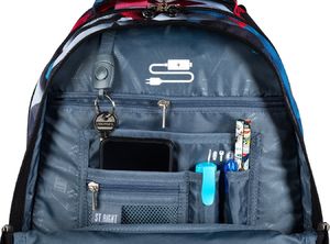 St. Majewski Plecak szkolny St.Right Bp-07 Czerwone klocki 3D 7