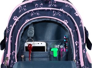 St. Majewski Plecak szkolny St.Right Bp-01 Kocie łapki 7