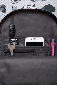 Patio Plecak szkolny Basic Plus Doggies szary (C03180) 4