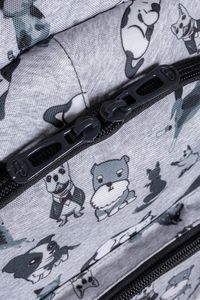 Patio Plecak szkolny Basic Plus Doggies szary (C03180) 7