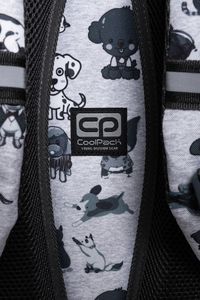 Patio Plecak szkolny Basic Plus Doggies szary (C03180) 10