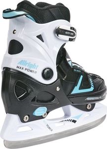 Rolki Allright Max Power 2w1 z wymienną płozą regulowane czarne r. 37-40 4