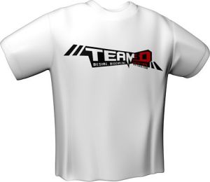 GamersWear TEAM3D T-Shirt White (S) (6079-S) 1