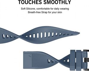 Tech-Protect TECH-PROTECT SMOOTH GARMIN FENIX 3/5X/3HR/5X PLUS/6X/6X PRO NAVY GREEN 2