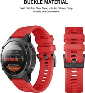 Tech-Protect TECH-PROTECT SMOOTH GARMIN FENIX 3/5X/3HR/5X PLUS/6X/6X PRO RED 3