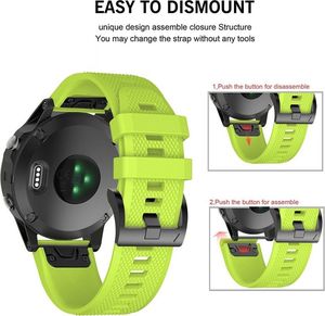 Tech-Protect TECH-PROTECT SMOOTH GARMIN FENIX 5/6/6 PRO GREEN 3