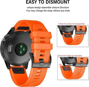 Tech-Protect TECH-PROTECT SMOOTH GARMIN FENIX 5/6/6 PRO ORANGE 4