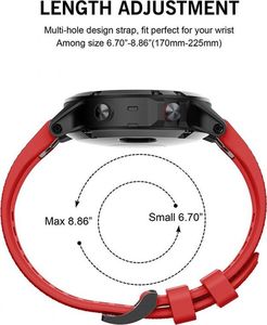 Tech-Protect TECH-PROTECT SMOOTH GARMIN FENIX 5/6/6 PRO RED 2