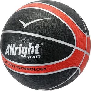 Allright Piłka koszykowa Allright Street czarno-czerwona rozmiar 7 uniwersalny 1