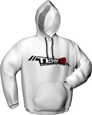GamersWear Bluza z kapturem, TEAM3D White (XL) (6080-XL) 1