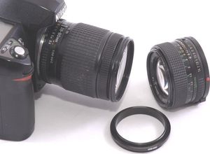 KiwiFotos Pierścień adapter odwrotnego mocowania 55mm-58mm 6