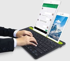 Klawiatura Alogy RK908 Bezprzewodowa Czarna US (7025 RK908 Bluetooth Win/iOs/Android) 7