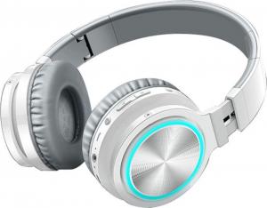 Słuchawki Picun B12 LED SD Białe 2