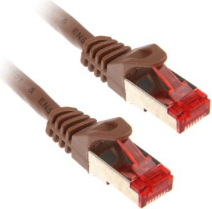 InLine 5m Cat.6 kabel sieciowy 1000 Mbit RJ45 - brązowy (76405K) 3
