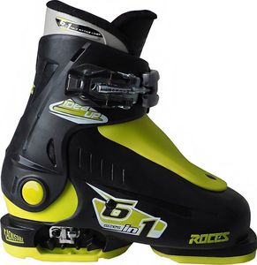 Roces Buty narciarskie Roces Idea Up czarno-limonkowe Junior 450490 18 25-29 2