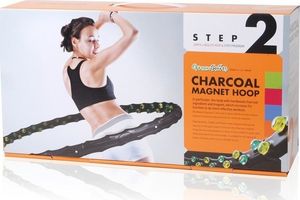 Jinpoli Hula-Hop z kulkami Charcoal 110cm czarne 6