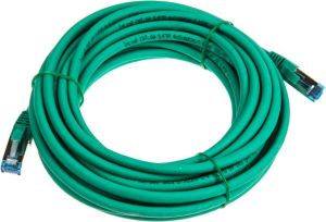 InLine Patch kabel sieciowy Cat.6A, S/FTP (PiMf), 500MHz, zielony, 7,5m (76807G) 1