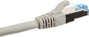 InLine Patch kabel sieciowy Cat.6A, S/FTP (PiMf), 500MHz, szary, 1m (76811) 1
