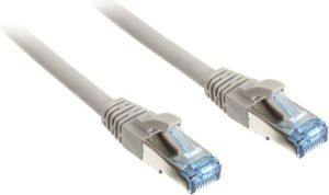 InLine Patch kabel sieciowy Cat.6A, S/FTP (PiMf), 500MHz, szary, 1,5m (76814) 1