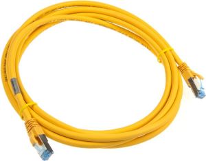 InLine Patch kabel sieciowy Cat.6A, S/FTP (PiMf), 500MHz, żółty, 3m (76803Y) 2