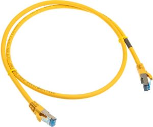 InLine Patch kabel sieciowy Cat.6A, S/FTP (PiMf), 500MHz, żółty, 1m (76811Y) 1