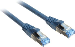 InLine Patch kabel sieciowy Cat.6A, S/FTP (PiMf), 500MHz, niebieski, 2m (76802B) 1