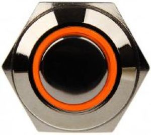 DimasTech Przycisk LED 16mm Pomarańczowy (PD009) 2