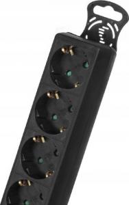 Listwa zasilająca Maclean 5 gniazd 1.4 m czarna (MCE226) 3