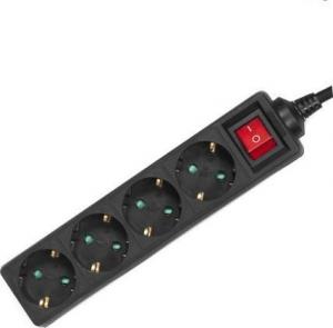 Listwa zasilająca Maclean 4 gniazda 5 m czarna (MCE194) 2