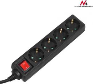 Listwa zasilająca Maclean 4 gniazda 3 m czarna (MCE196) 4