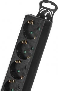 Listwa zasilająca Maclean 6 gniazd 1.4 m czarna (MCE189) 3