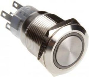 DimasTech Przycisk LED 19mm Żółty (PD024) 2