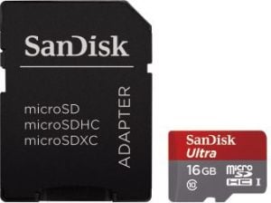Karta SanDisk Ultra MicroSDHC 16 GB Class 10  (SDSDQUIN-016G-G4) 1