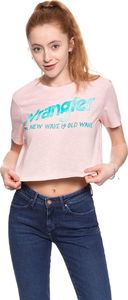 Wrangler Koszulka damska Crop Tee Chalk Pink r. L (W7382EAWG) 1