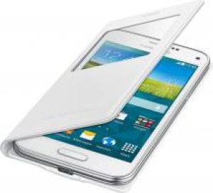 Samsung S View Cover Galaxy S5 Mini shimmery WHITE (EF-CG800BHEGWW) 6
